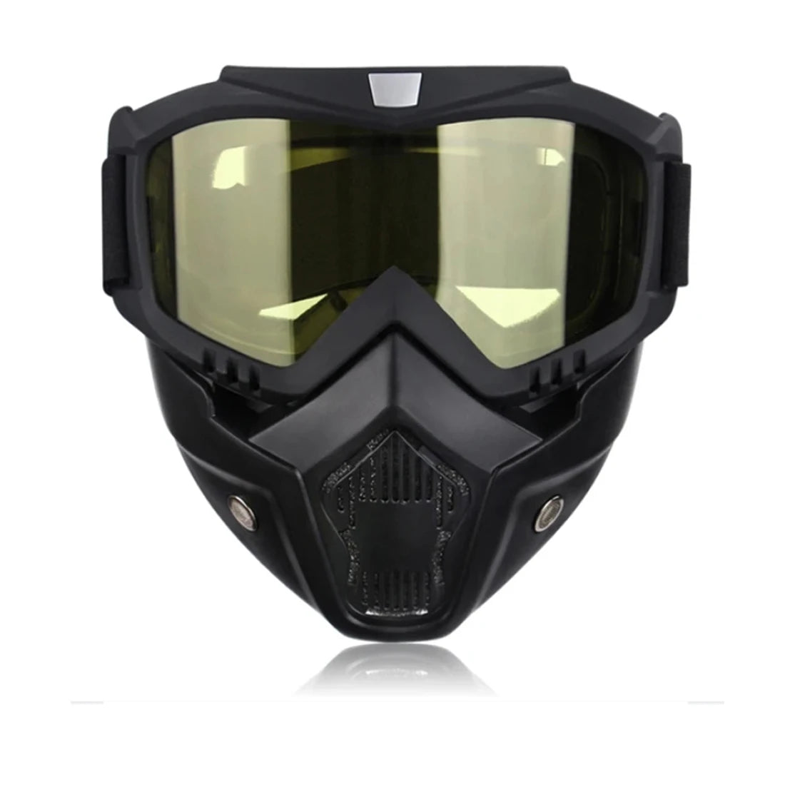 Gafas de sol UV400 para motocross, a prueba de viento, para ciclismo, esquí, con máscara bucal, máscara para casco de moto, máscara de esquí de invierno