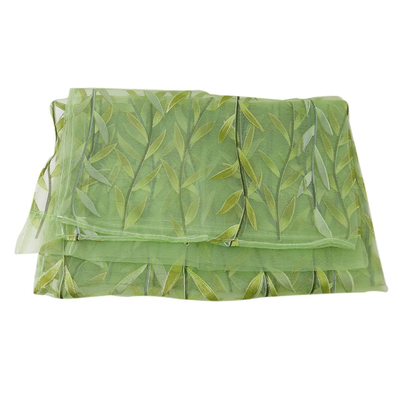 Fashion Chic House Room Living Room Bedroom Door Window Decoration Curtains Yarn Curtains Willow Pattern Upscale Jacquard