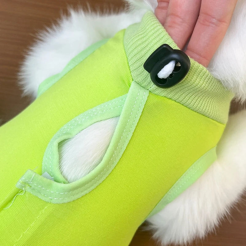 Combinaison de sevrage pour chat, vêtements de récupération anti-léchage après chirurgie, combinaison douce pour chiot et chaton, combinaison de soins pour chat, gilet pour animaux de compagnie