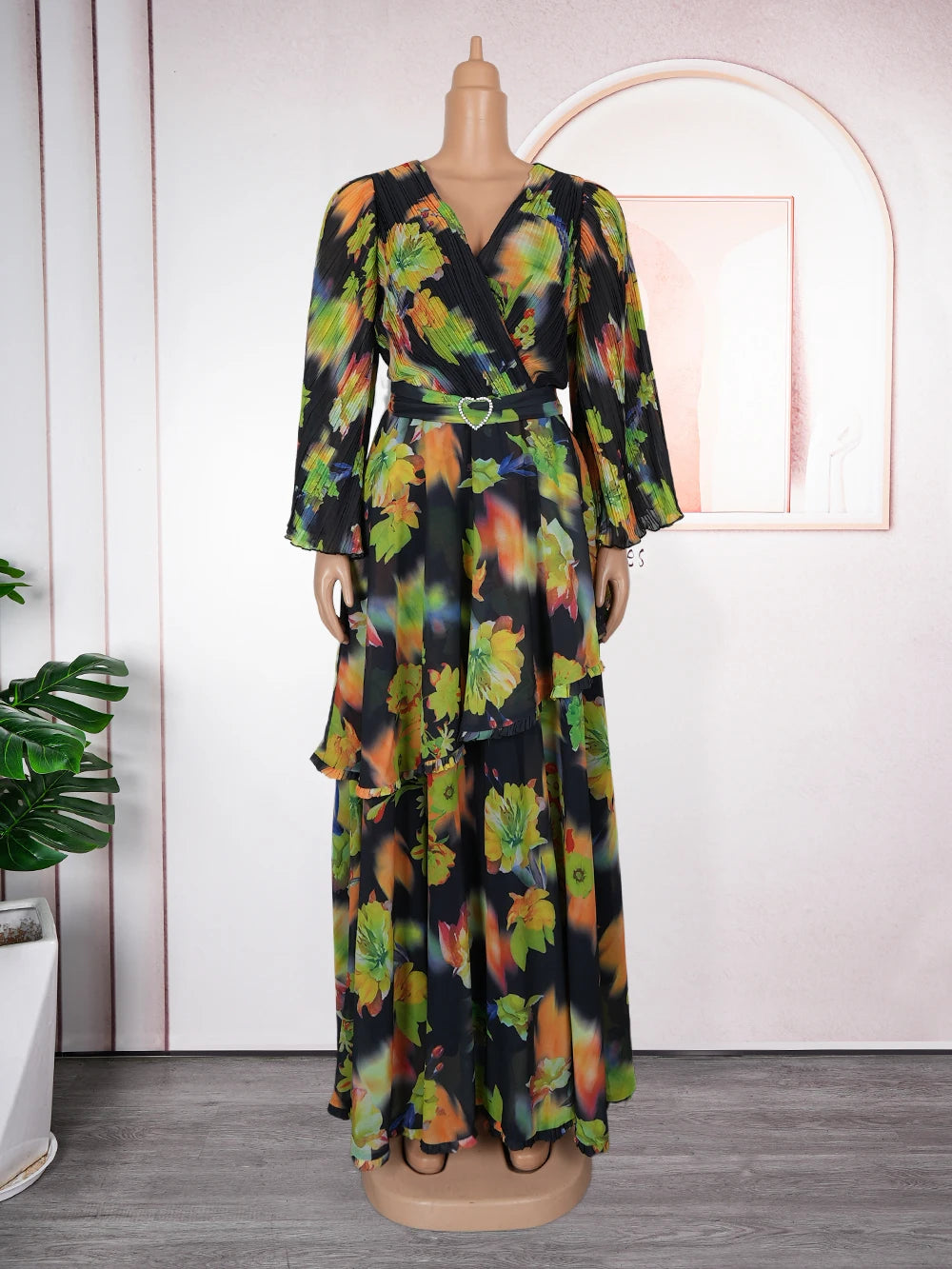 Vestidos africanos elegantes para mujer 2025 Nuevo verano moda estampado túnica talla grande Turquía musulmán boda fiesta de noche vestido largo