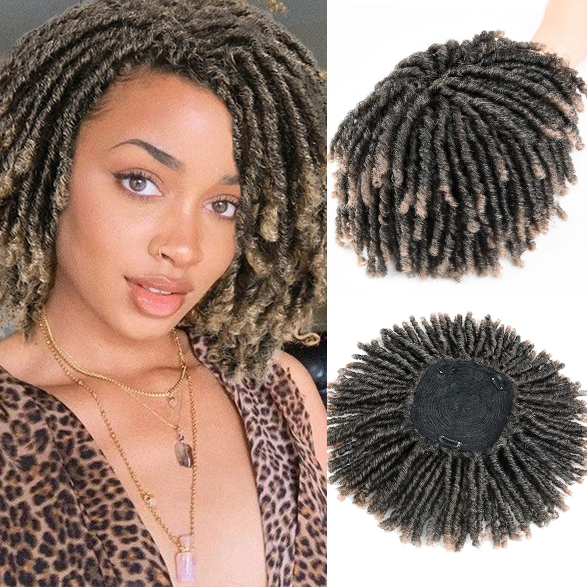Faux Locs Hair Topper