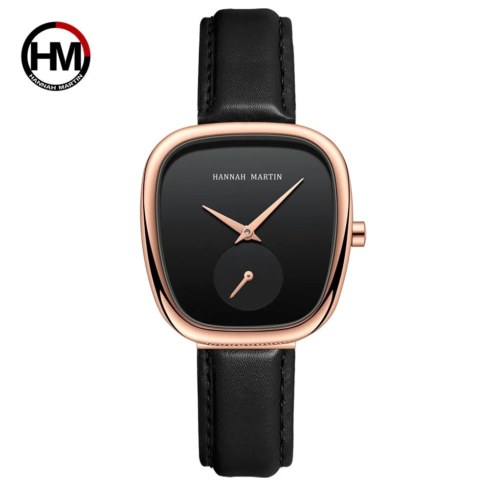 Reloj de pulsera para mujer de cuarzo, de marca superior, de moda de lujo, con movimiento japonés, diseño original, impermeable, con caja de regalo