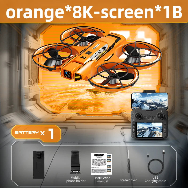Dron Xiaomi Mijia A21 PRO 8K Profesional 4K HD Cámaras Duales con pantalla RC Motor sin Escobillas Evitación de Obstáculos Juguetes Cuadricóptero
