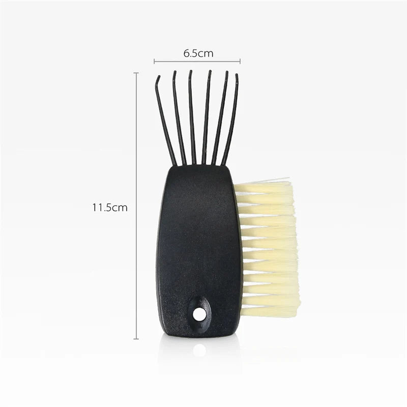 Limpiador de cepillos para el pelo, rizador, garra para el pelo, herramienta de eliminación de pelo, gancho de limpieza de metal, removedor, herramienta de limpieza de peines incrustados