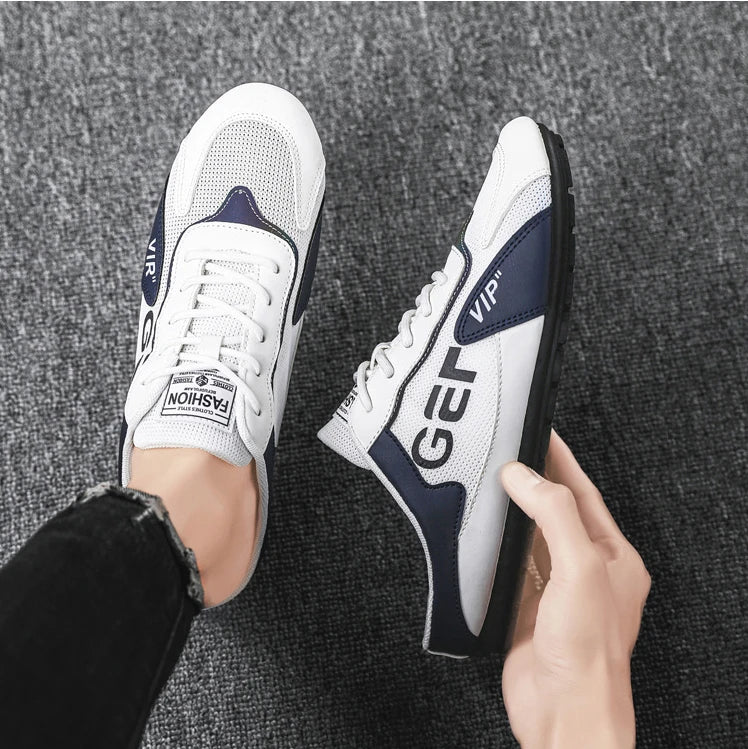 Nueva Tendencia de Pantuflas para Hombre Zapatos Baotou para Hombre Verano Transpirable Zapatos Casuales Planos Vulcanizados Zapatillas Deportivas Masculinas Zapatos Semi Abiertos