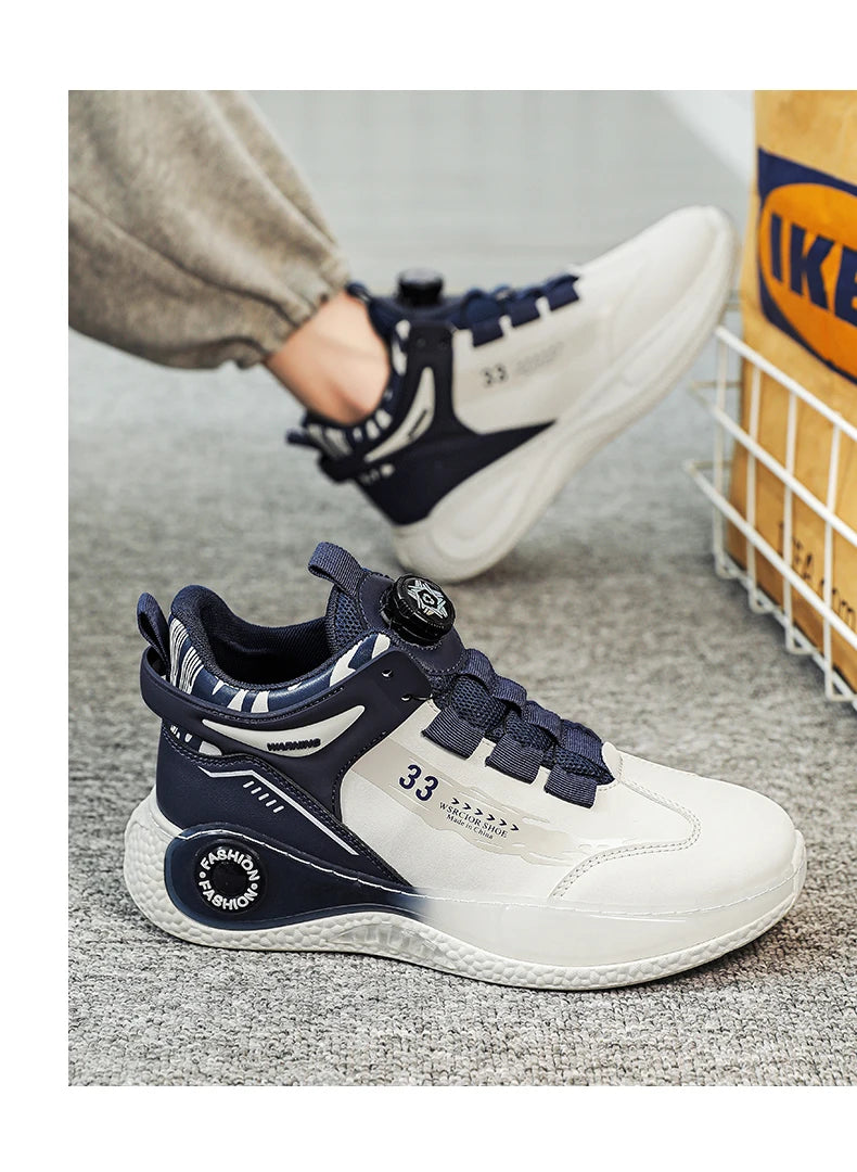 Zapatillas de Hombre con Hebilla Giratoria Cómodas Antideslizantes con Cordones Duraderas para Actividades al Aire Libre de Hombre