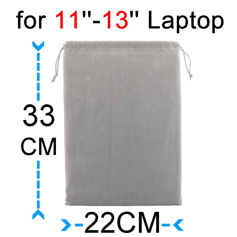 Laptop-veske til MacBook 14 13 12 11 tommer, grå veske, håndveskeinnlegg, til HP, til iPad, til bærbar PC, til Huawei, til Surface, til nettbrett