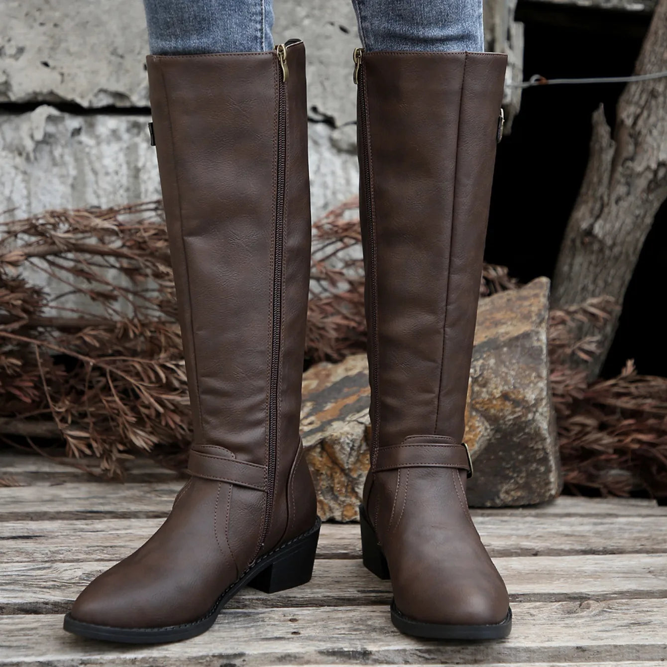 Women Boots Winter Fashion Knee High Boots Women High Quality Comfort Long Boots Outdoor Fashion Sexy Shoes Women Botas De Mujer