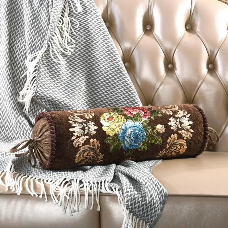 Fundas de almohada cilíndricas europeas para caramelos, fundas de almohada para el cuello para adultos, fundas de cojín de trigo sarraceno, funda de almohada cervical ortopédica