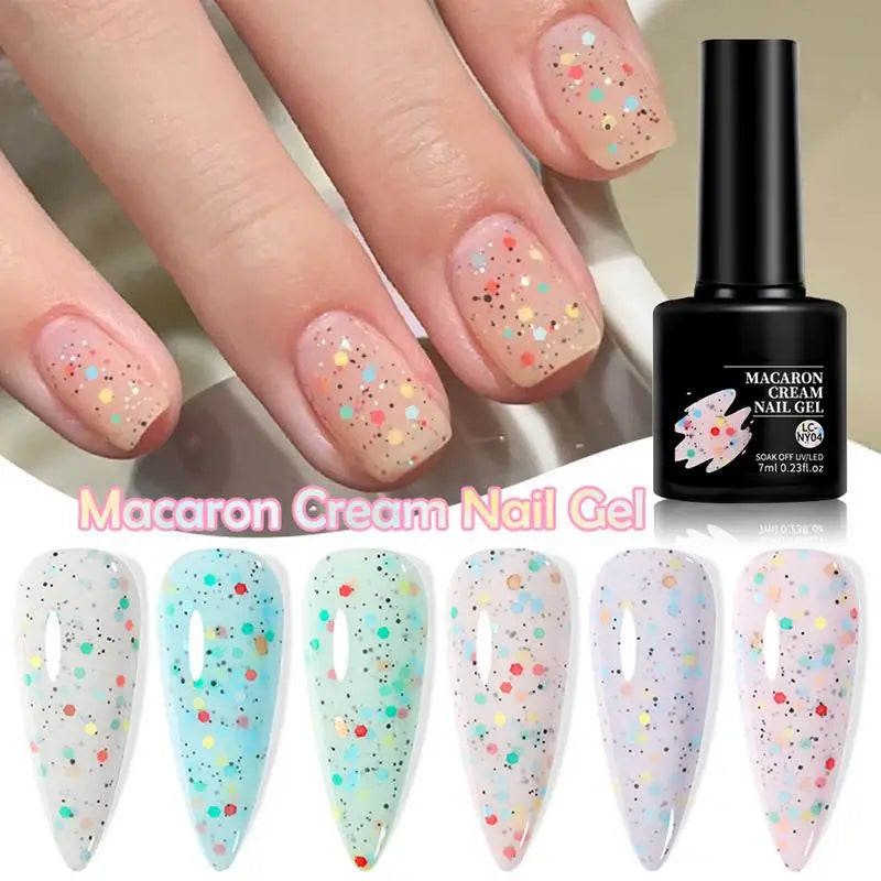 Glitter Gel Polish UV LED Finish Gel Lightweight LastingLong Uv Nail Polish Nail Polish Glitter Series Gel Candy Gel Nail Polish