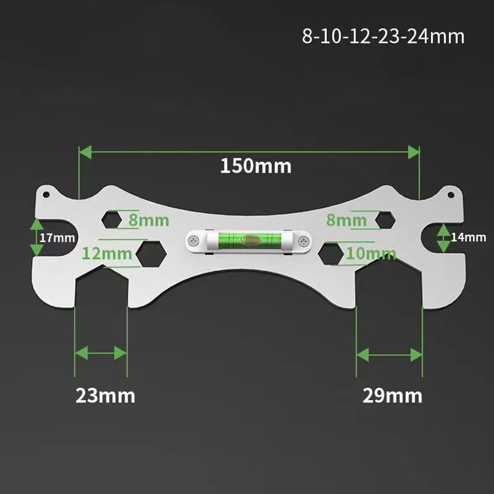 19*5,8*0,25 cm Rørleggerreparasjonsverktøy Dusjinstallasjonsverktøy Manuelt rørleggerverktøy Allsidig bruk Lett design