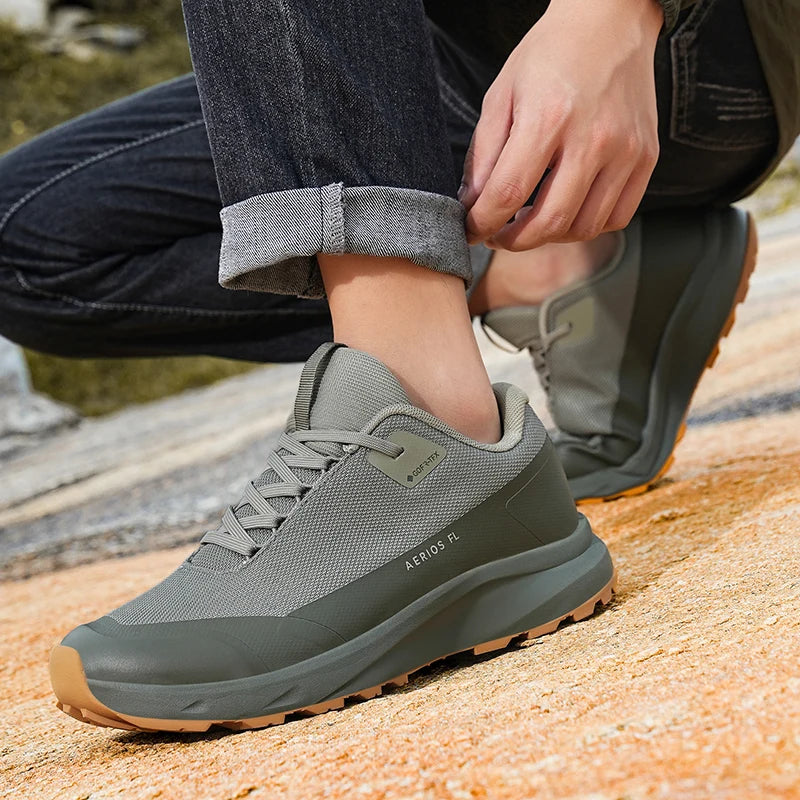 Zapatillas de senderismo, para exteriores, para caminar por la montaña, antideslizantes, informales, impermeables, de goma, resistentes al desgaste, para acampar, transpirables