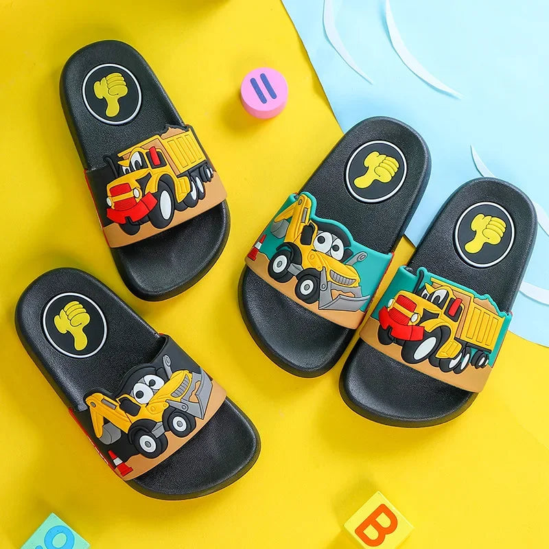 New summer children slippers Kids shoes Cartoon slippers Soft soled anti-skid sandals kids shoes zapatos niña chausson