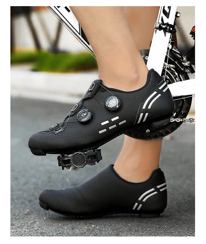 Zapatillas de Ciclismo de Velocidad, Zapatillas de Ciclismo de Carretera para Hombres y Mujeres, Zapatillas de Ciclismo de Ruta, Zapatillas de Ciclismo de Carreras Autoblocantes para Shimano