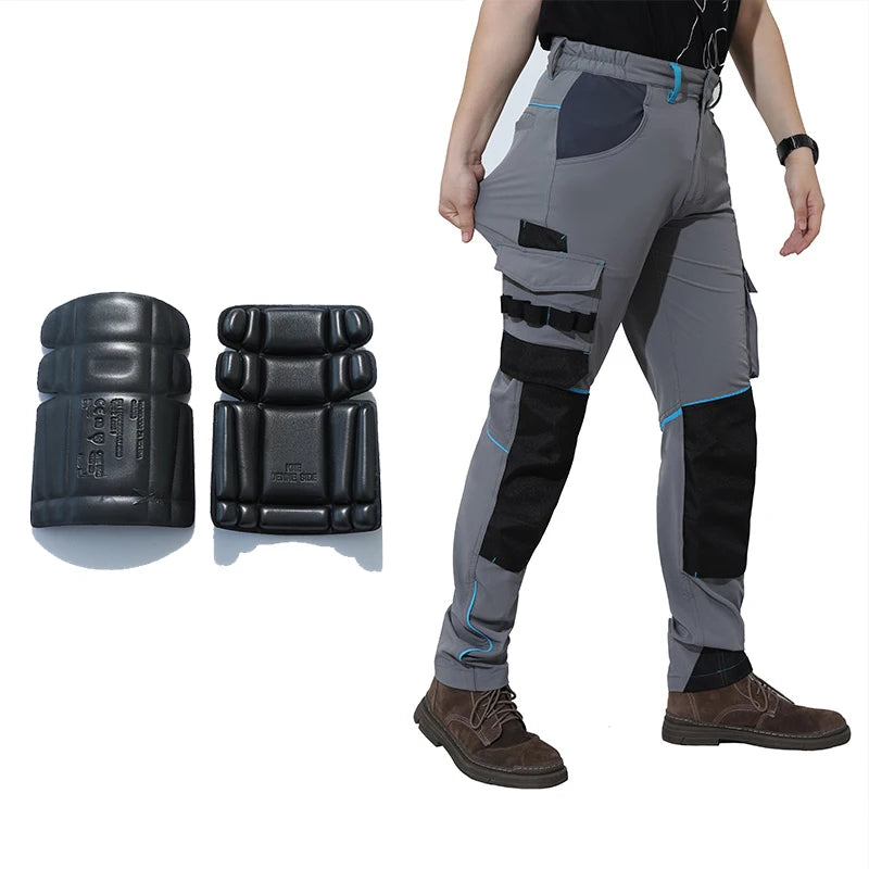 Pantalones de trabajo multifuncionales para hombre Pantalones de trabajo con cintas reflectantes