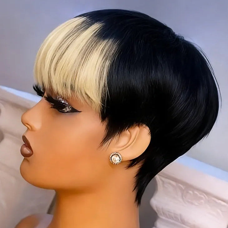 Blonde Pixie Hair Wig