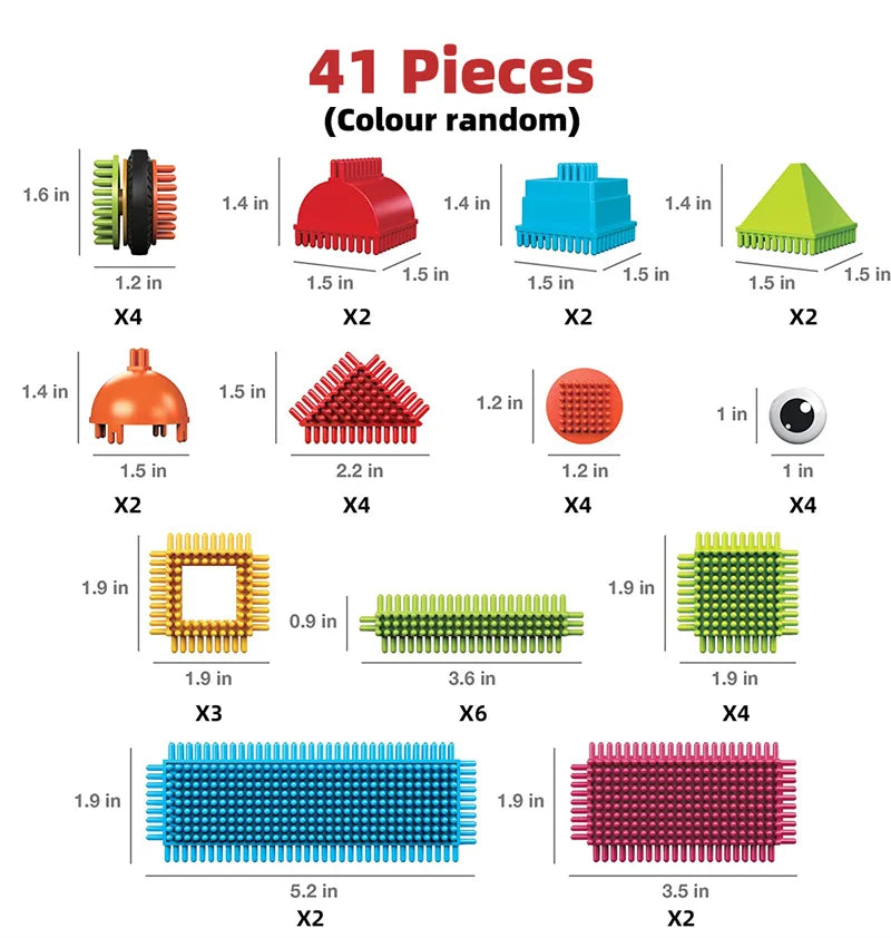 Juguetes de construcción de bloques DIY, ladrillos de modelado educativos para niños, montaje interactivo entre padres e hijos para infantes