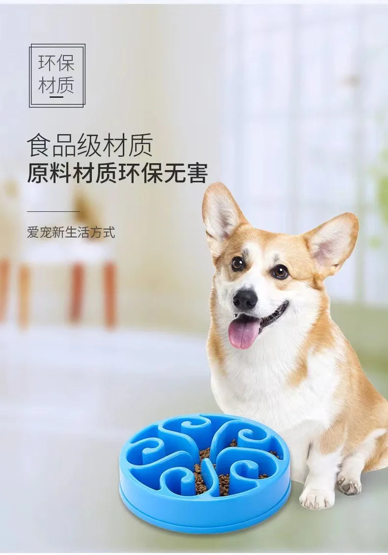Comedero Lento para Perros, Divertido, Antideslizante, Anti-Glotón, Comederos Más Lentos, Cuenco Ecológico para Perros Grandes, Medianos, Pequeños y Cachorros