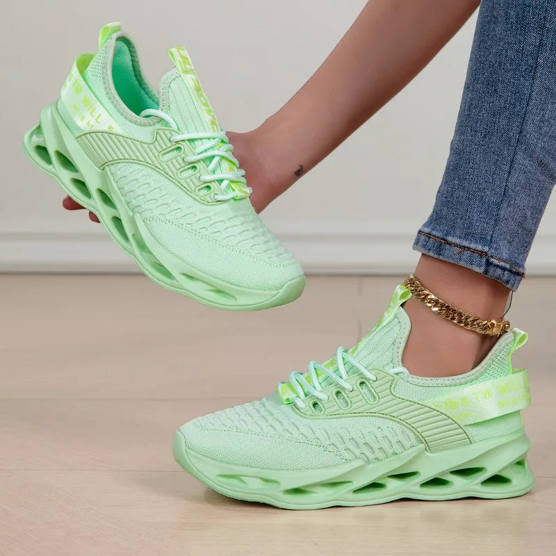Zapatillas deportivas YRZL para mujer, zapatillas de correr transpirables y cómodas, zapatillas de alta calidad para hombre, zapatillas ligeras para mujer