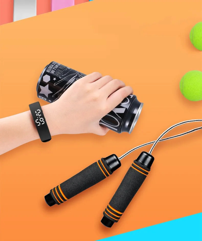 Reloj inteligente Pulsera deportiva Pulsera inteligente con despertador vibrador Pulsera podómetro para estudiantes hombres y mujeres