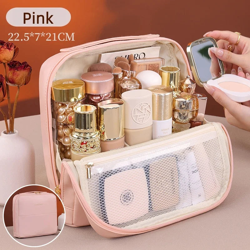 Magnetic Standing Makeup Bag
