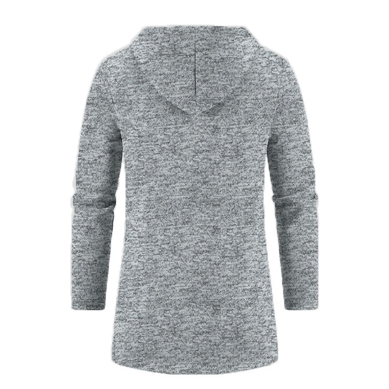 Sudaderas para hombre - Sudaderas con capucha de manga larga para hombre - Sudadera con capucha y cremallera para hombre - Abrigo de invierno oversize para hombre - Suéter negro