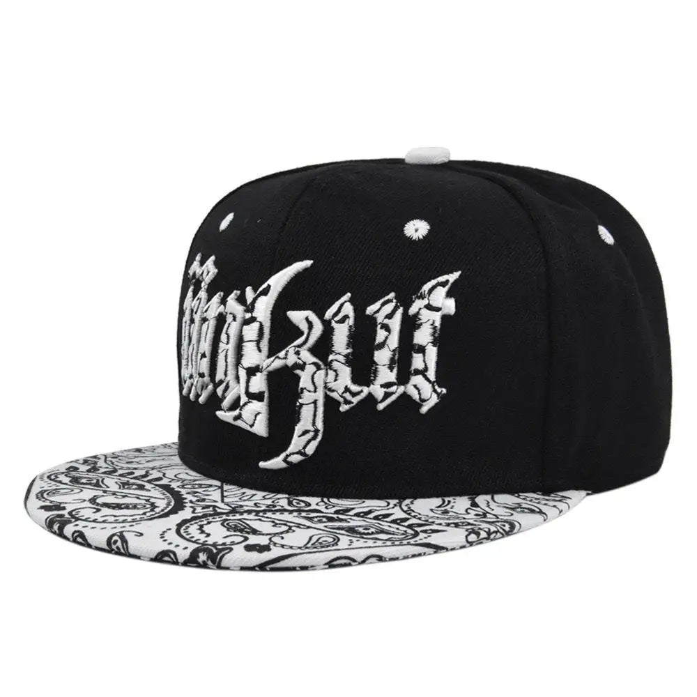 Gorras de béisbol de moda para hombres y mujeres, ajustables con letras bordadas, gorras de hip hop, sombrero para el sol, gorra Snapback Unisex, venta al por mayor