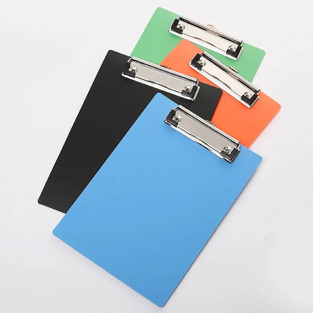 A5 File Holder Clip Document Holder Clipboards Clip Writing Pad Test Paper Clipboard Office School Supply File Folder Stationery