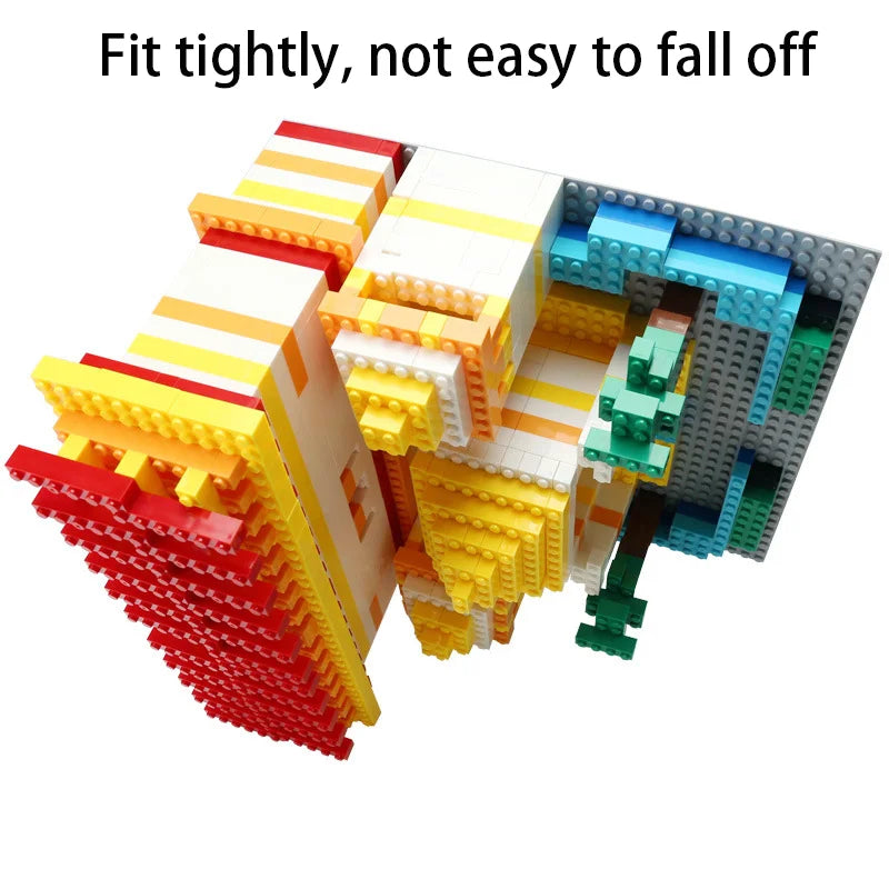 300/1000 DIY creative building blocks bulk set Urban Classic building blocks Assembled birthday gift children's educational toys