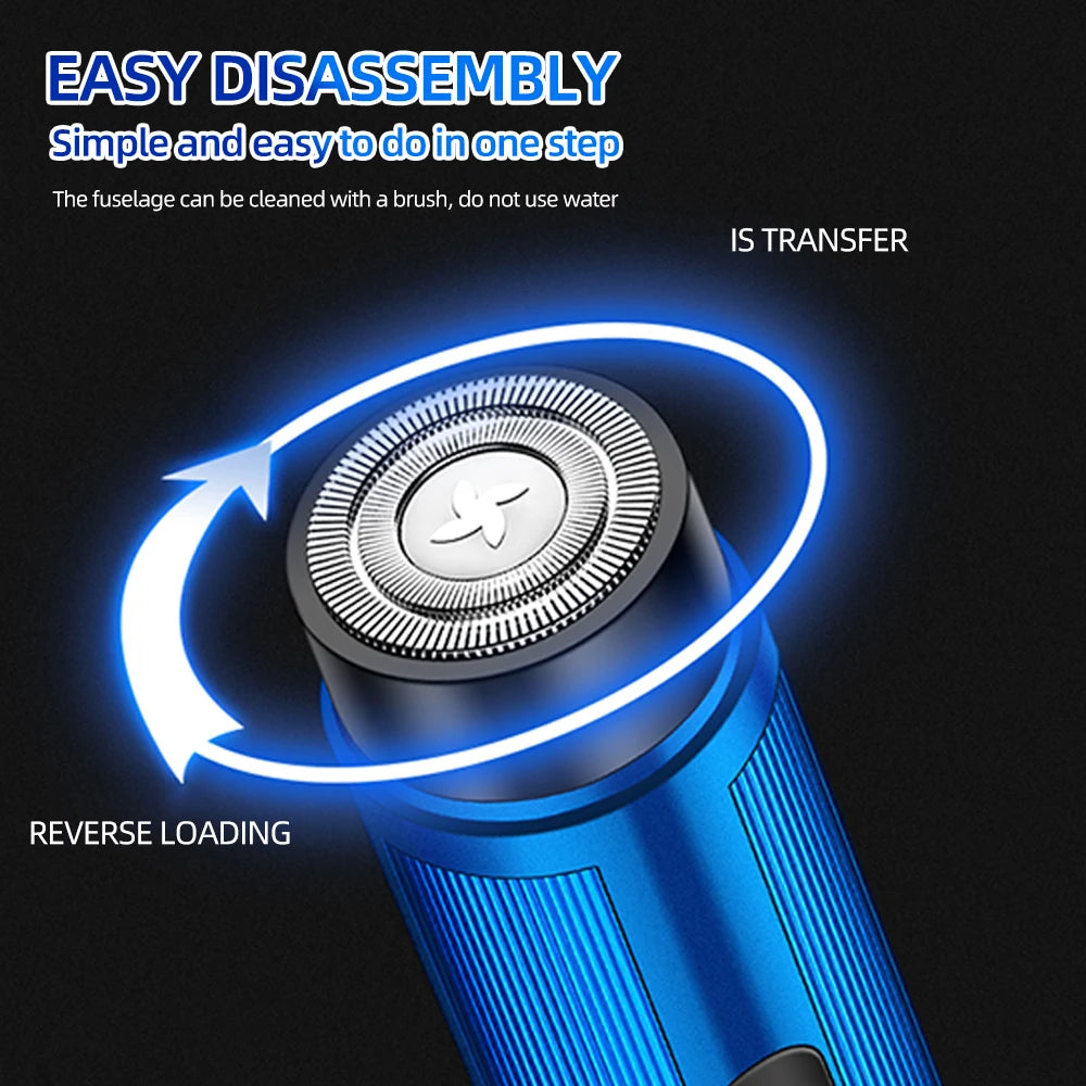 Mini afeitadora eléctrica recargable para hombres, depiladora, máquina de afeitar para mujeres, mini afeitadora para coches, herramientas de afeitado eléctrico