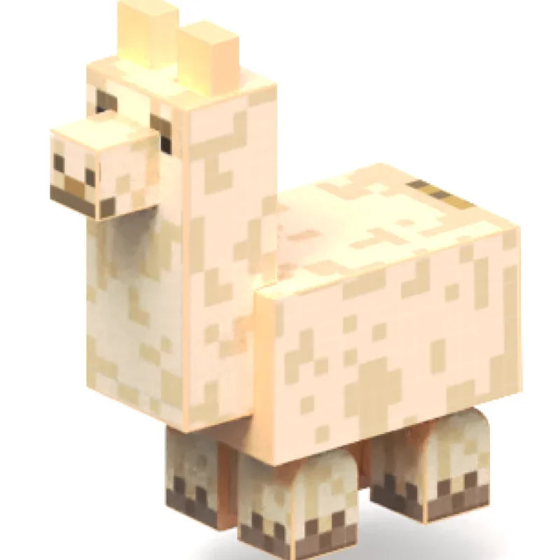 Bloques de construcción de animales, muñecos, niños y niñas, rompecabezas, juguetes, regalo.
