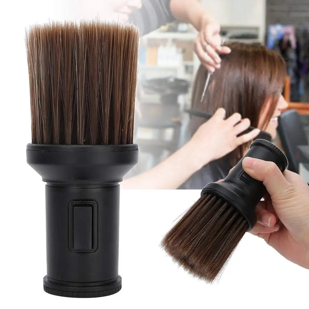 Cepillos de cuello para barrer el cabello de peluquero profesional, cepillo quita-polvo facial para peluquería, accesorio para herramientas de corte de pelo de barbería