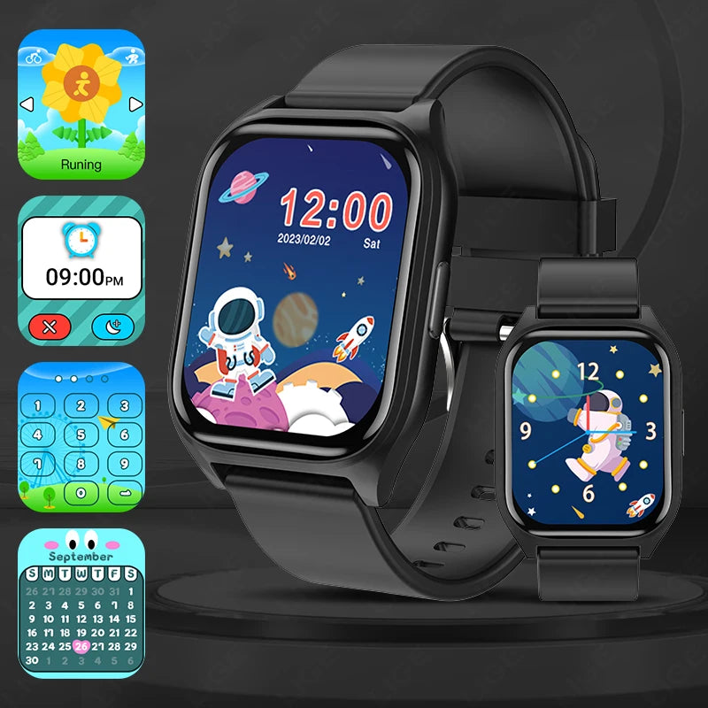 Kids Smart Watch Girls Boys SmartWatch for Kids Smartwatch Gifts for 4-15 Years Old Sports Pedometer Birthday Gift for Children