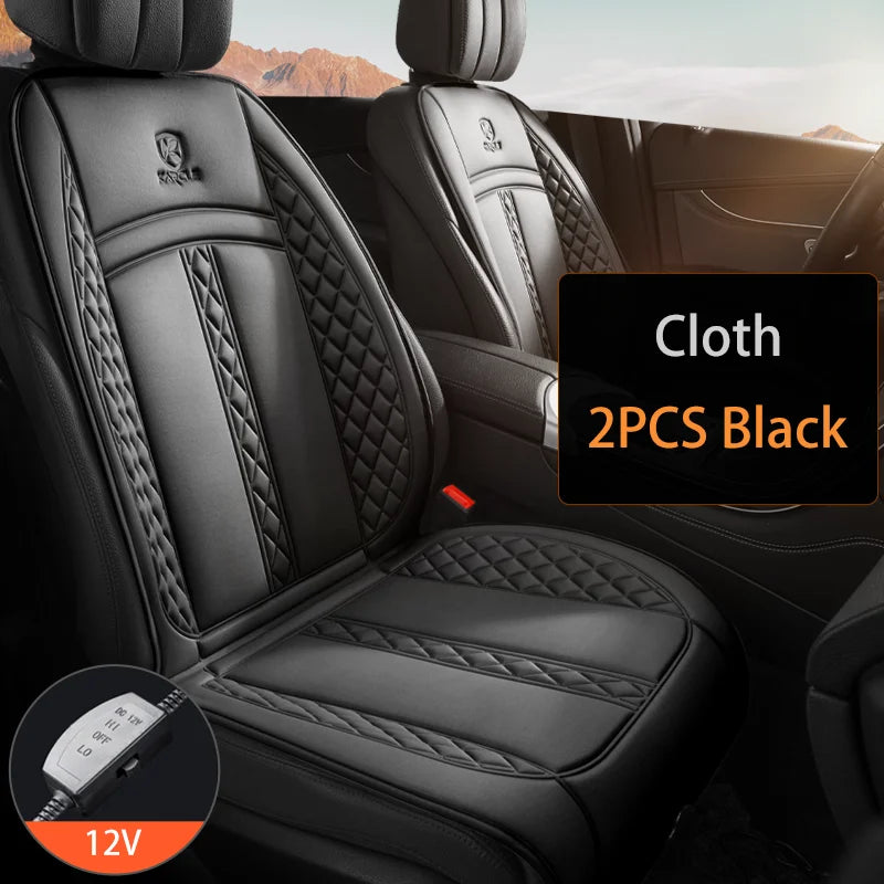 Almohadilla térmica universal de 12 V para asiento de coche, funda suave y calefactable para asiento de coche, protector de asiento de coche cálido de invierno de ancho mejorado, accesorios para coche
