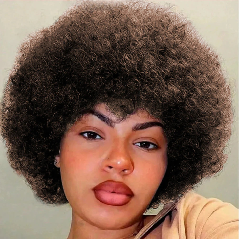 Afro Kinky Curly Pixie Wig
