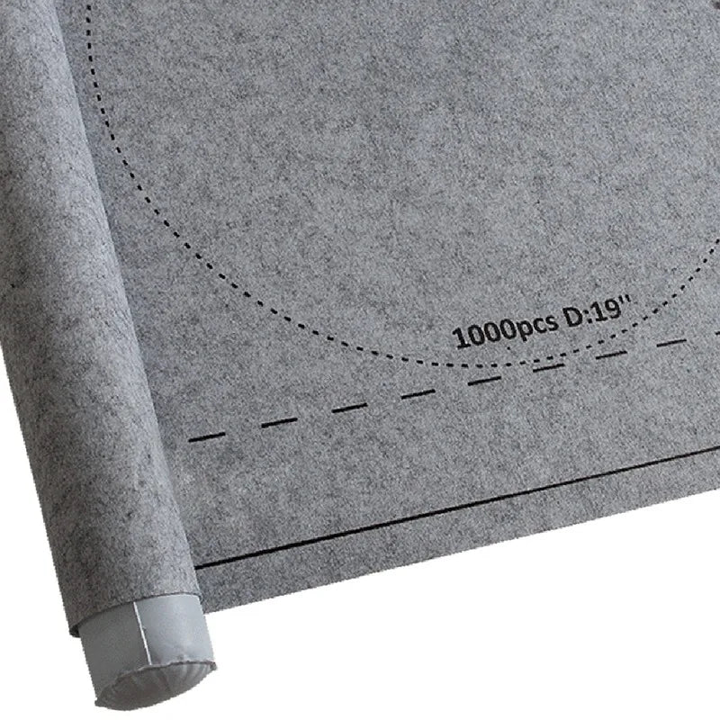 Rompecabezas Pad Jigsaw Roll Fieltro Tapete Alfombra Rompecabezas Manta Para Hasta 1500 Piezas Accesorios De Rompecabezas Nueva Bolsa De Almacenamiento Portátil De Viaje