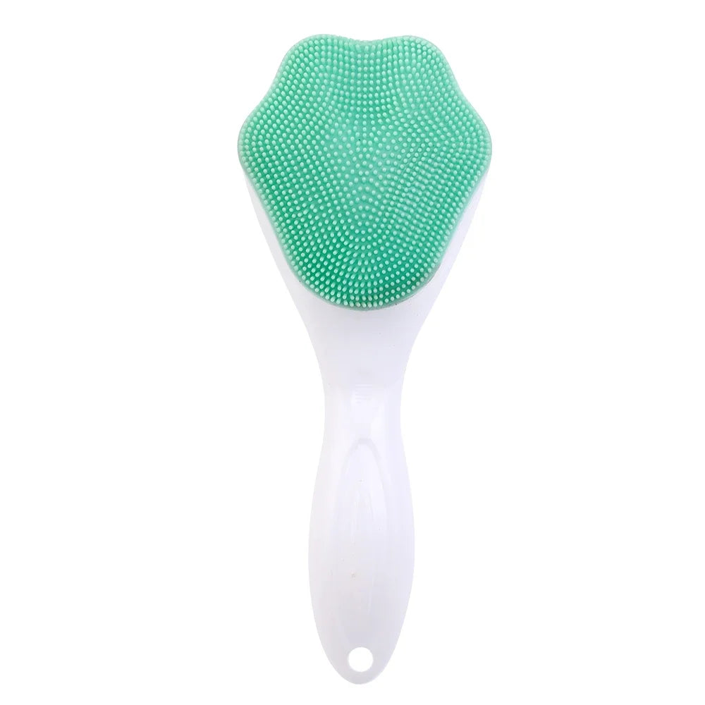 Cepillo de limpieza facial de silicona, limpiador facial, removedor de espinillas, herramienta de maquillaje, cabezal de cepillo con puntos adhesivos densos, cepillos faciales