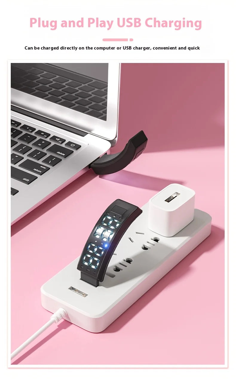 Smart Watch Hombres Mujeres Podómetro Pulsera de fitness Contador de pasos Modo multideporte Pulsera electrónica de moda Simplicidad Smart Band