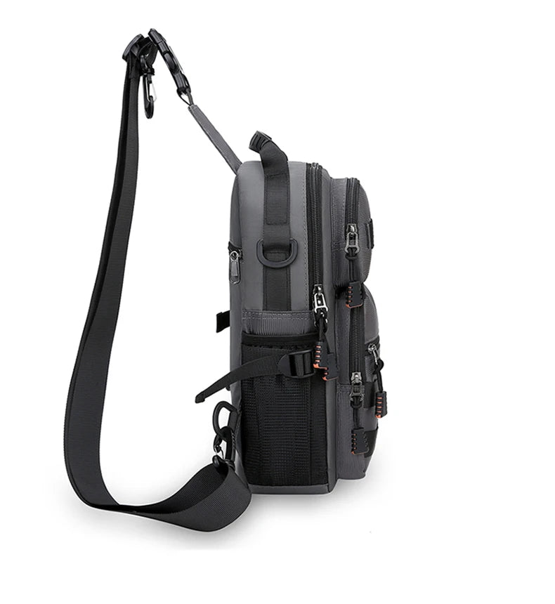 Sac de poitrine de randonnée, sac à dos de voyage multifonctionnel Molle, sac à main léger, pochette pour équipement d'escalade de cyclisme en plein air, grand sac amusant