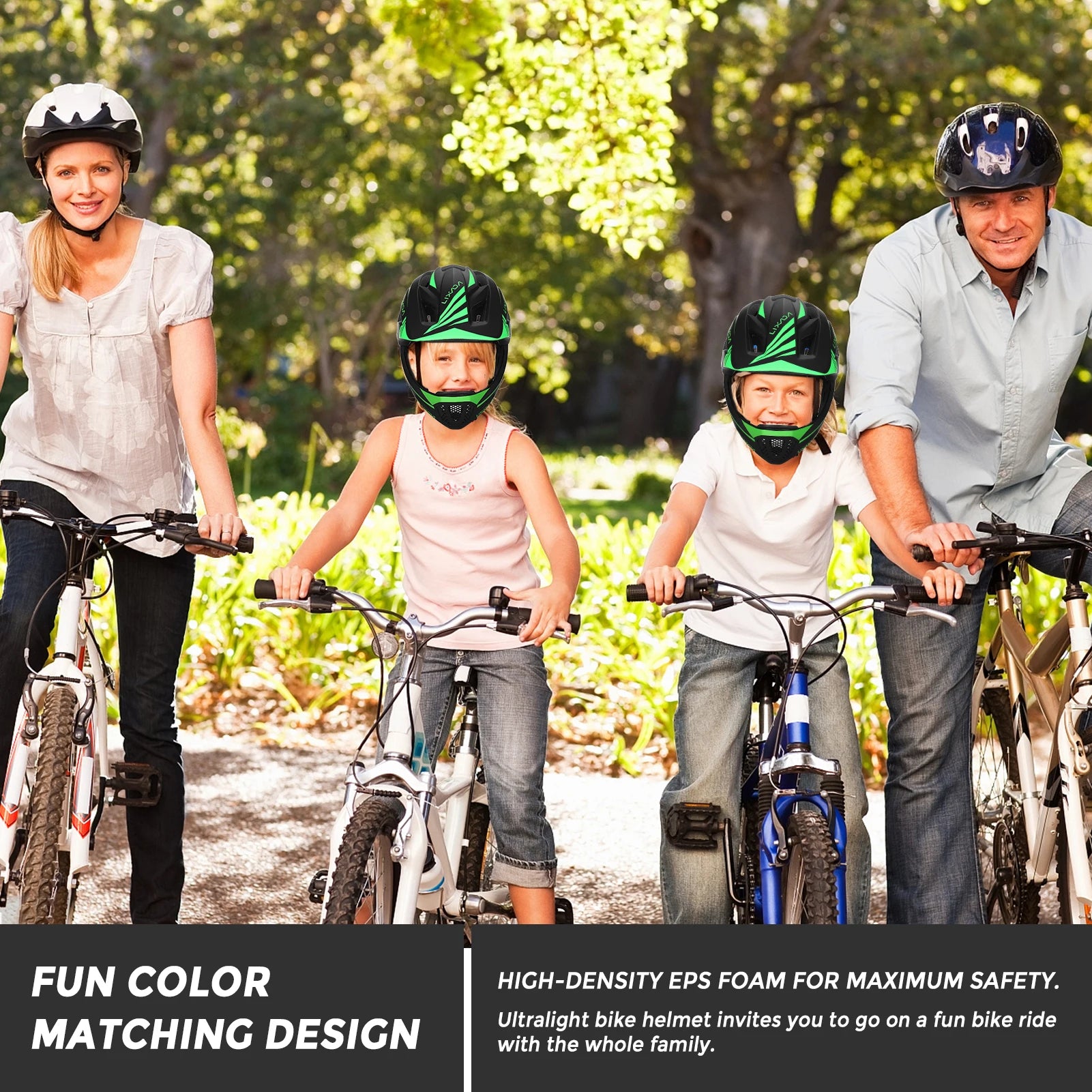 Casque intégral amovible pour enfants, équipement de sécurité pour le sport, le vélo, le skateboard, le roller, le scooter