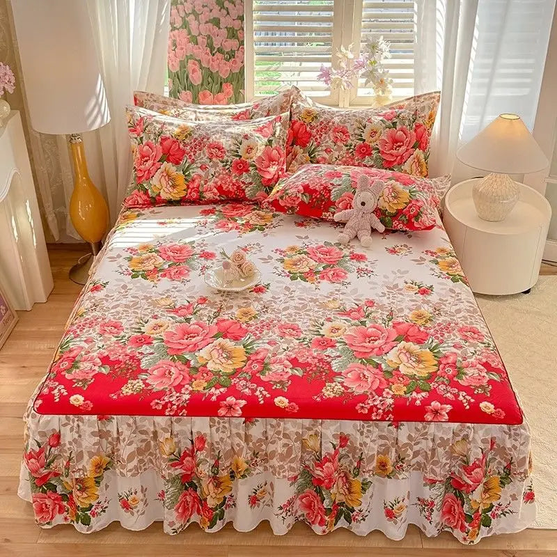 Par de fundas de almohada ultrasuaves con estampado floral