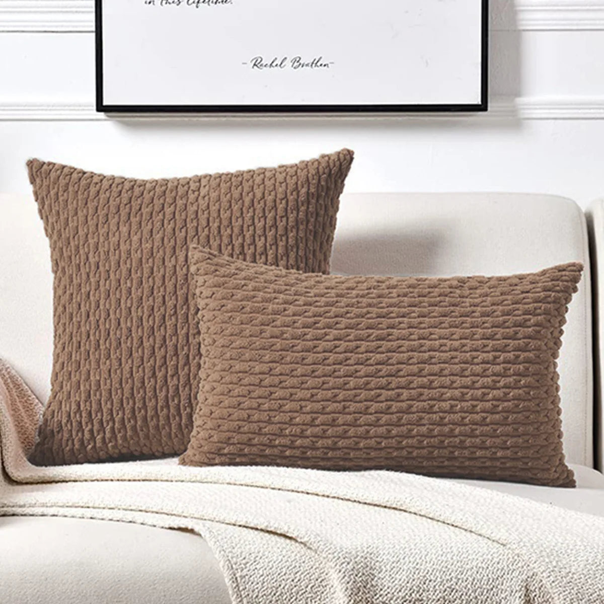 Funda de cojín de 45x45cm de alta calidad, decorativa, para sala de estar, funda de almohada para sofá, funda de cojín para el hogar