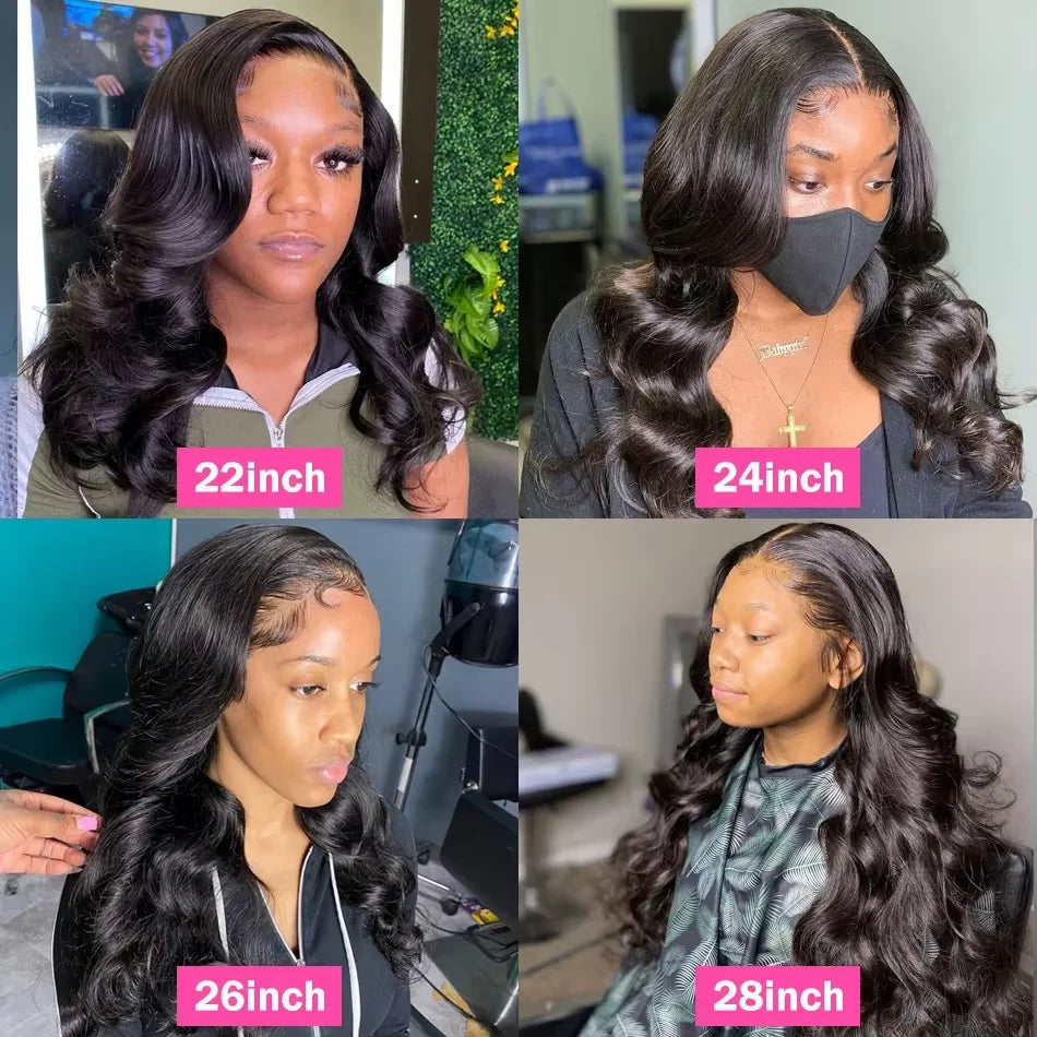 Drawstring V Part Body Wave Wig