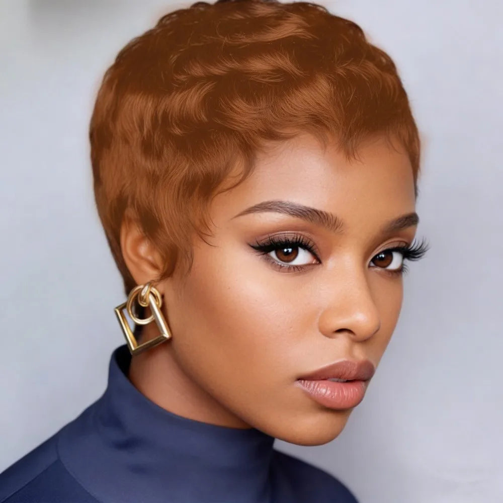 Straight Pixie Human Hair Wig