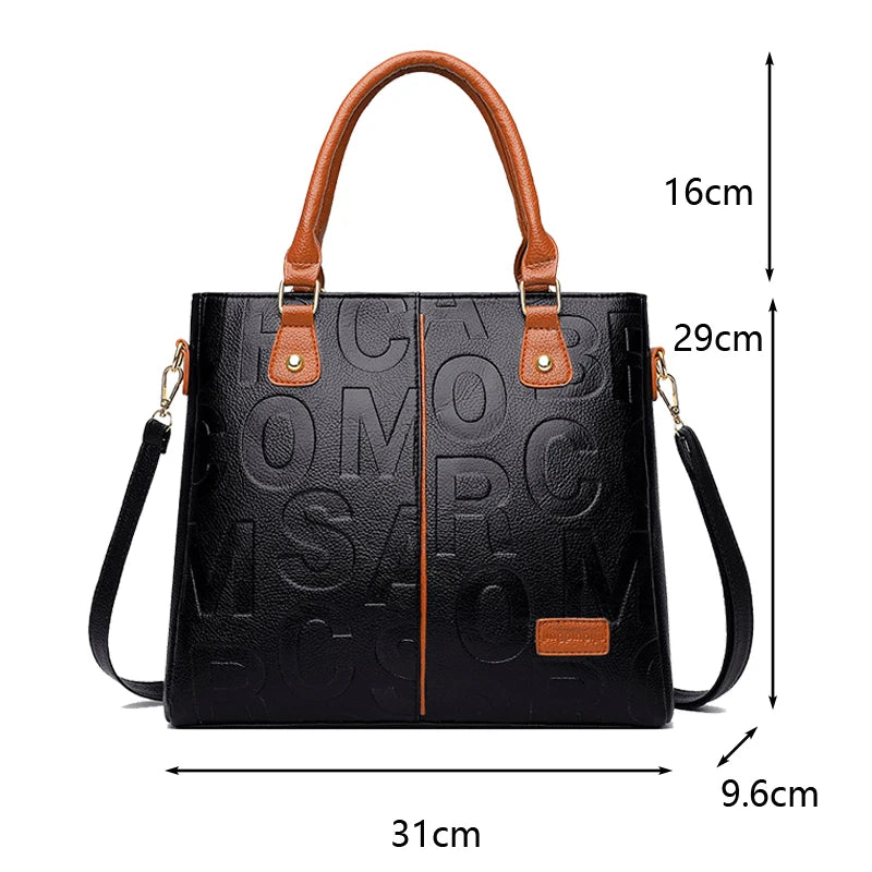 Bolso tote de piel sintética