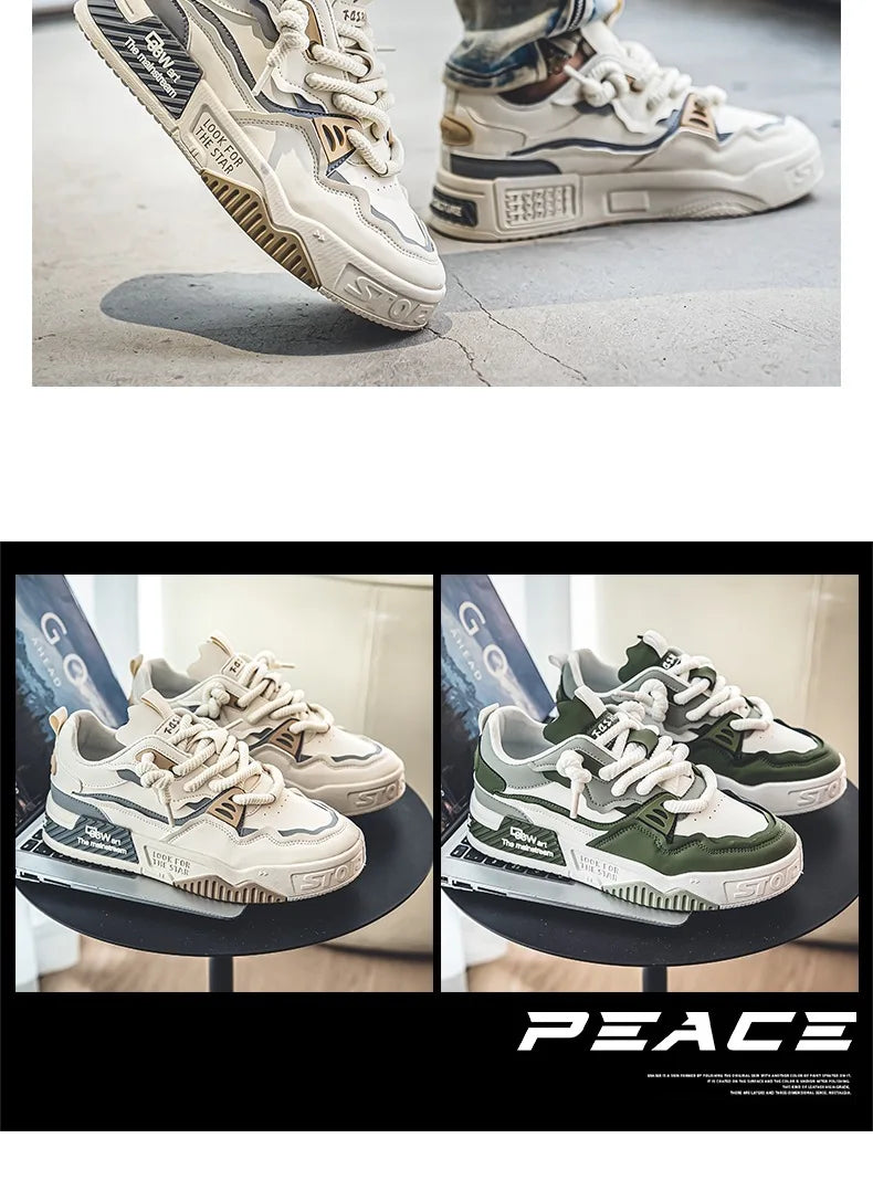 Zapatos de hombre, zapatillas de moda para hombre, zapatillas de correr de otoño de nueva marca, cómodas, con suela blanda, Tenis Masculino