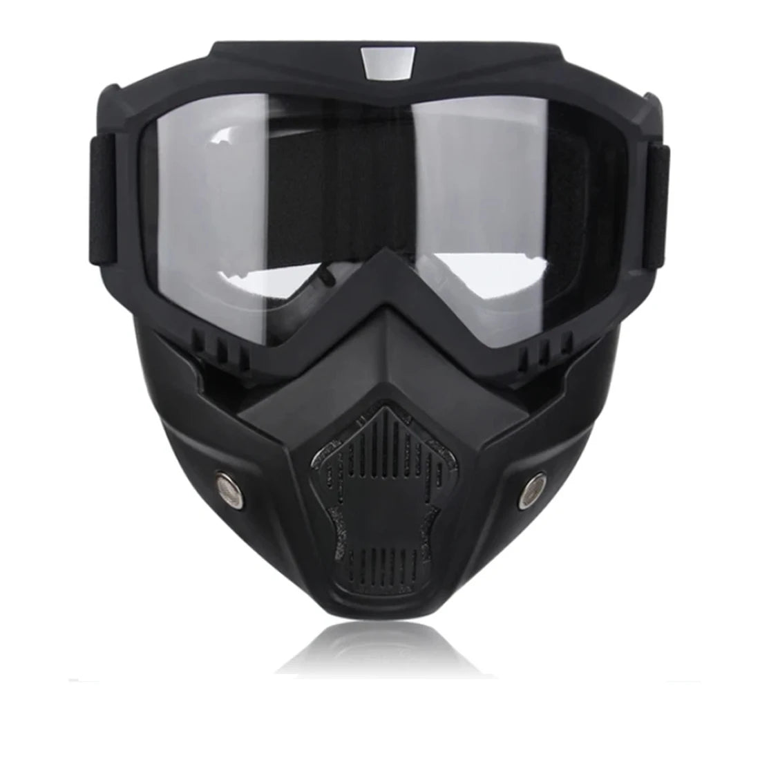 Gafas de sol UV400 para motocross, a prueba de viento, para ciclismo, esquí, con máscara bucal, máscara para casco de moto, máscara de esquí de invierno