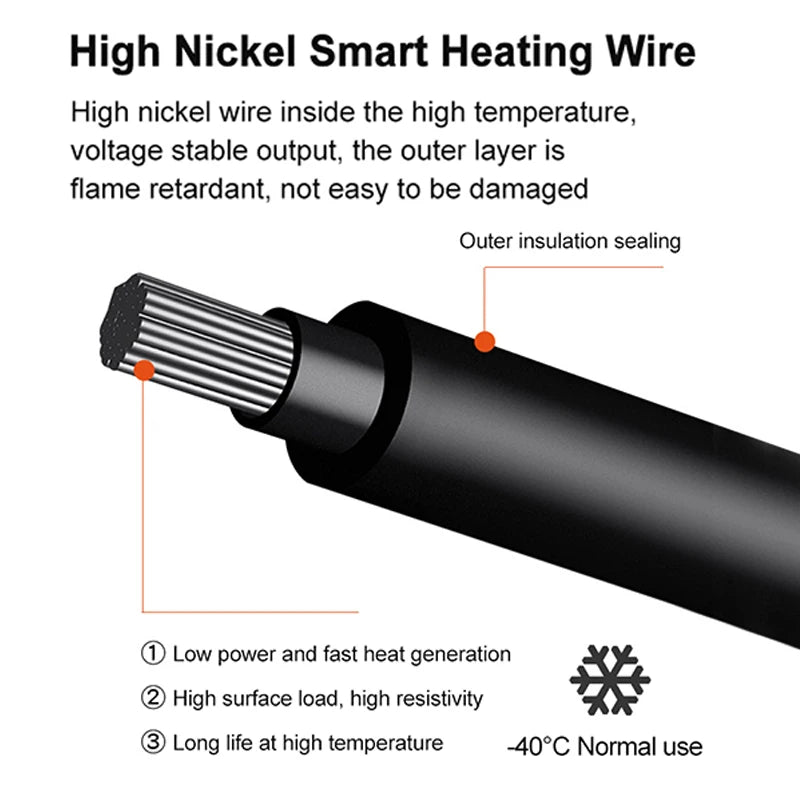 Car Seat Heater 12V Universal Fast Thicken Heated Car Seat Cushion Cover Electric Heater Winter Warmer Heating Pad For Winter