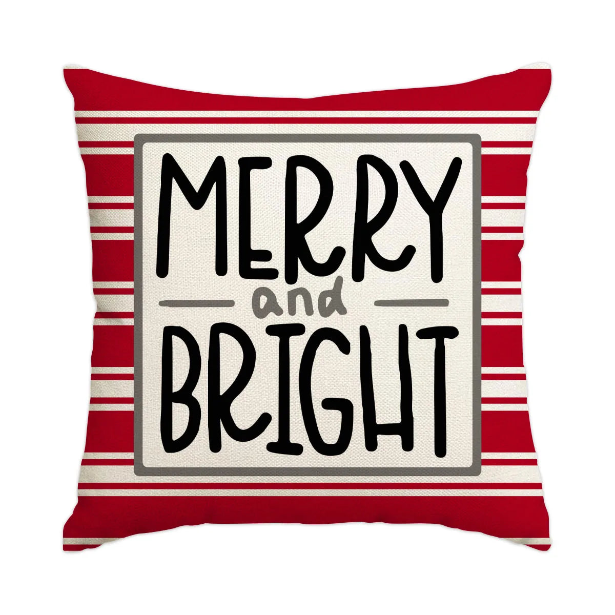 Housse de coussin de Noël à carreaux Buffalo – Confortable, classique et festive