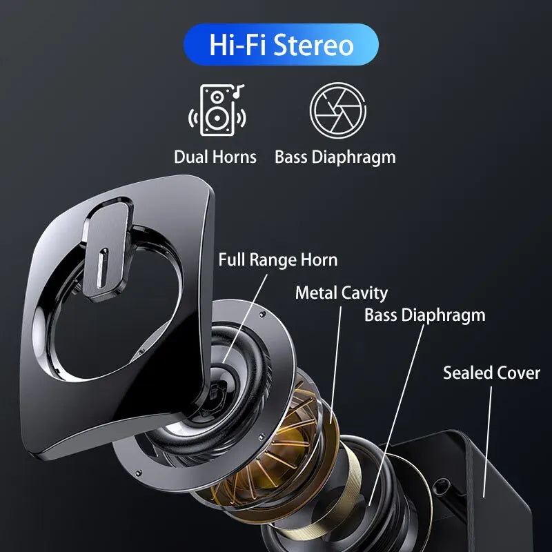 Altavoz de ordenador para PC, portátil, de escritorio, caja de sonido Bluetooth portátil, columna mini de música USB, acústica para portátil